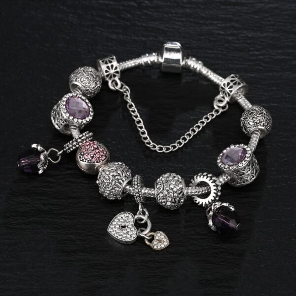 Valentine's Day gift amethyst niche bracelet DIY beaded ladies popular string ornaments hand bracelet ethnic wind