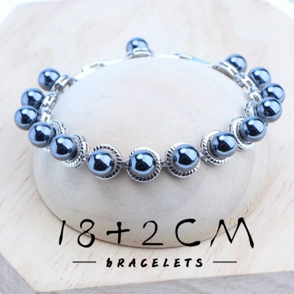 925 Silver Jewelry Sets Bridal Black Pearls Natural White CZ Ring Bracelets Earrings Pendants Necklace Set Women Wedding Jewelry