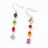 9k gold plated 925 sterling silver royal various shape and colors ruby/ sapphire /emerald/ topaz zircon Jewelry set