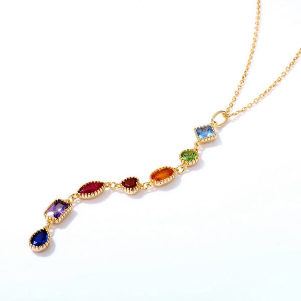 9k gold plated 925 sterling silver royal various shape and colors ruby/ sapphire /emerald/ topaz zircon Jewelry set