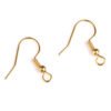 H7be0f207e8674509811f59edf20d9f62O Silver Gold Plated Spring Ball Dangle Ear Wire Stainless Steel Earring Hooks For DIY Jewelry Making