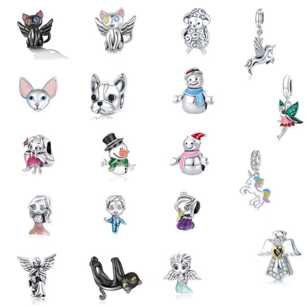 2023 The New Designer cartoon DIY charms for bracelet 925 Sterling silver for jewelry making Fit pandoraers DIY bracelet