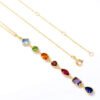 9k gold plated 925 sterling silver royal various shape and colors ruby/ sapphire /emerald/ topaz zircon Jewelry set