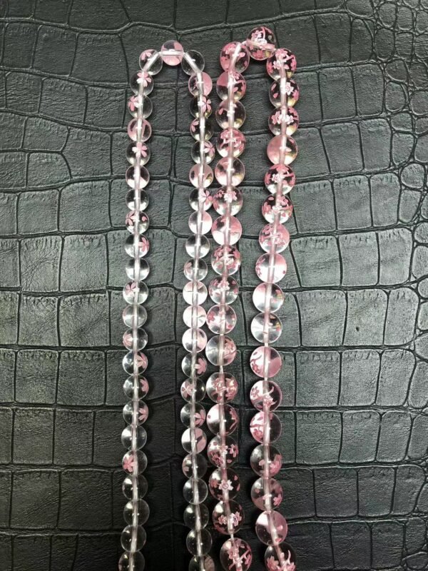 DIY Bracelet Natural white crystal Cherry blossom semi-finished product