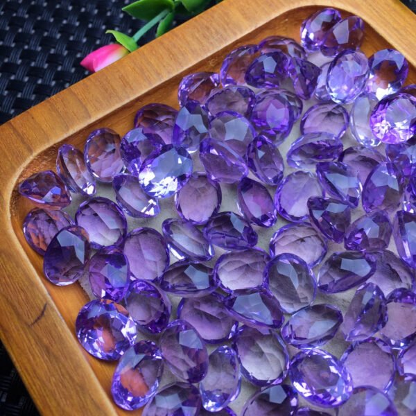 Amethyst faceted accessories