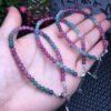 Colored tourmaline bracelet
