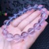 Light amethyst single loop bracelet