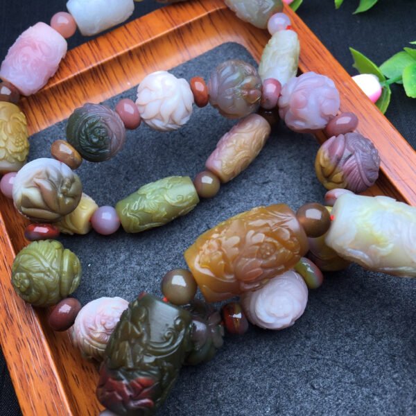 Old Mine Salt Source Carving Bracelet 💕 9-12mm ✨1910019886