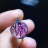 Natural Purple Hair Crystal Purple Super Seven Ring] Specification: 11.1/10.8mm10201988