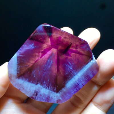 Special offer. Aurora da Bizimi flower super seven sugar heart original stone pendant size: 56.3/51.4mm 10213889