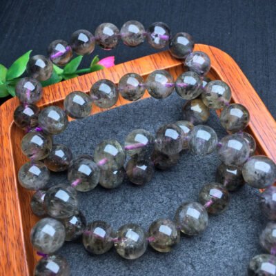 Black Aurora Single Loop Bracelet 💕 Specification 9-12mm ✨ 102202865