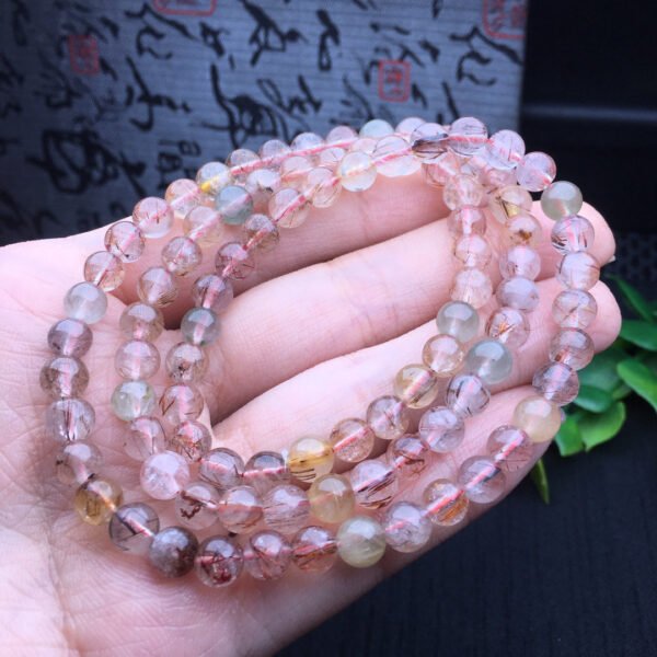 Colorful hair multi loop bracelet 💕 Specification 6mm ✨2410030659