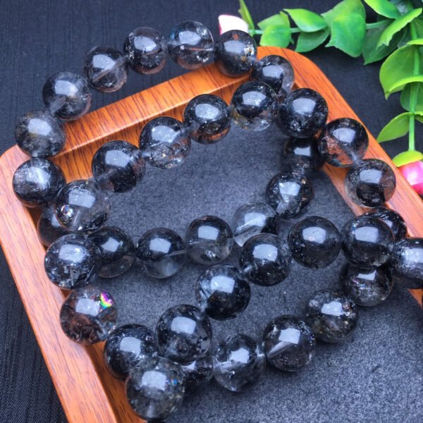 Black Shining Single Loop Bracelet 💕 Specification 9-13mm ✨2410196564