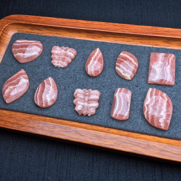 Red grain stone pendant small piece 💕 Specification 12-19mm ✨2510015632