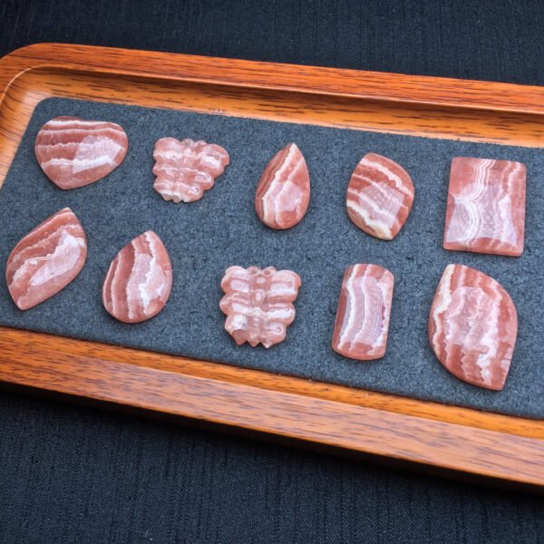 Red grain stone pendant small piece 💕 Specification 12-19mm ✨2510015632