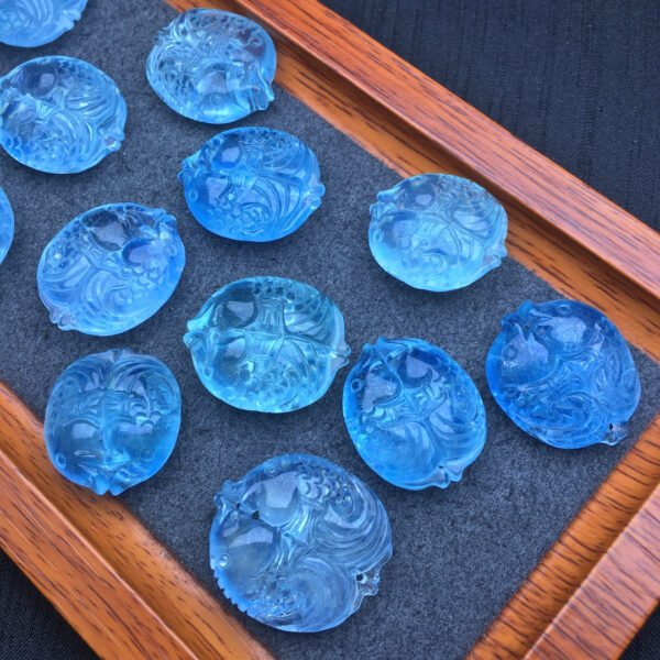 Sea Blue Treasure Pisces Small Piece 💕 Specification 22mm ✨2510009126