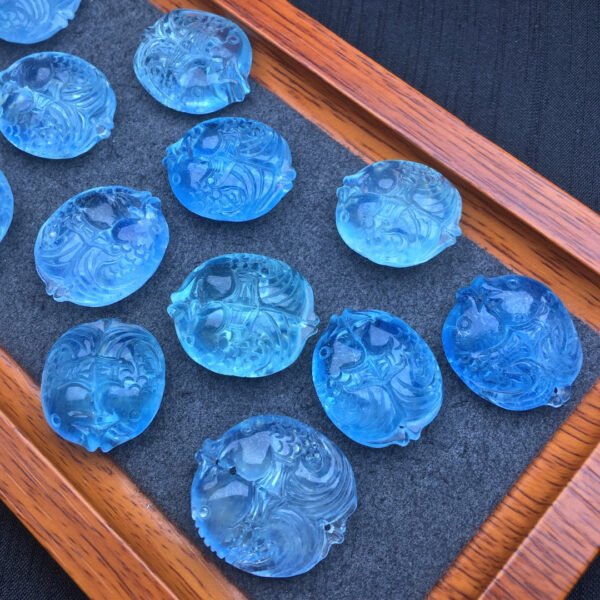 Sea Blue Treasure Pisces Small Piece 💕 Specification 22mm ✨2510009126