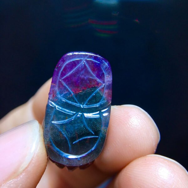 Aurora 23 Aurora Titanium Purple Pixiu Pendant for Men and Women, Size: 24.6/13.8mm2610468325