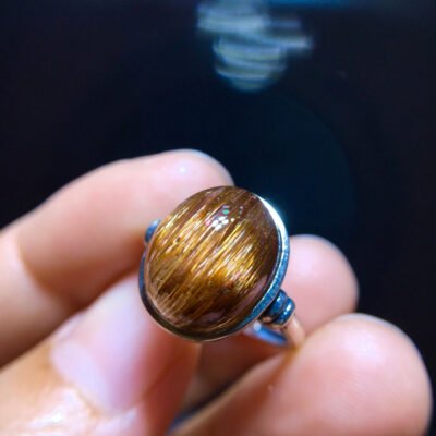 Natural Copper Crystal Ring 💰 Specification: 9/8.8mm2710248316