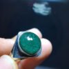 Natural Green Ghost Treasure Bowl Ring, Size 22.6/15.5mm2710298362