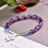 Natural Brazilian amethyst accompanying bracelet, size 7.5 * 8.32710039467