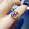 Natural Brazilian amethyst pendant, main stone 5mm2810120149