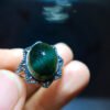 Natural green crystal ring, specification: 12.5/10mm2810268166