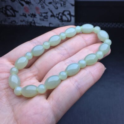 Hotan Jade Single Loop Bracelet 💕 Specification 7mm ✨2910060897