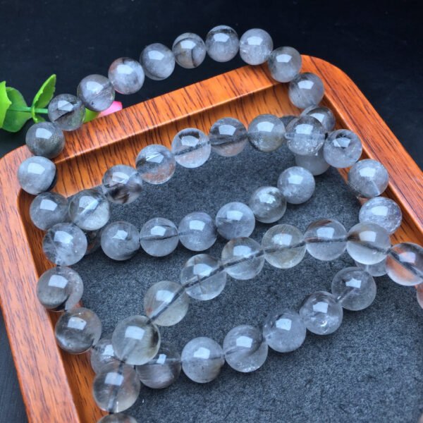 Silver titanium single loop bracelet 💕 Specification 6-10mm ✨3010189451