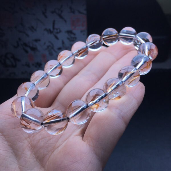 Black Gold Super Single Loop Bracelet 💕 Specification 7-12mm ✨3010071156