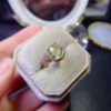 Pure natural lemon crystal ring, main stone 9 * 11mm3110130133