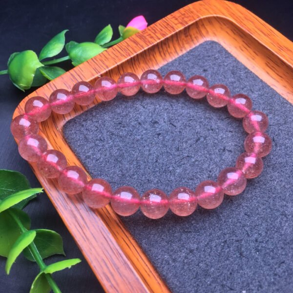 Strawberry Crystal Single Loop Bracelet 💕 Specification 8mm ✨0211013155