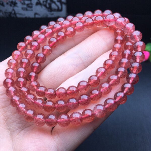 Strawberry Crystal Multi Loop Bracelet 💕 Specification 6mm0211065169