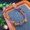 Purple Yellow Crystal Sugar Bracelet 💕 Specification 8mm0211030155