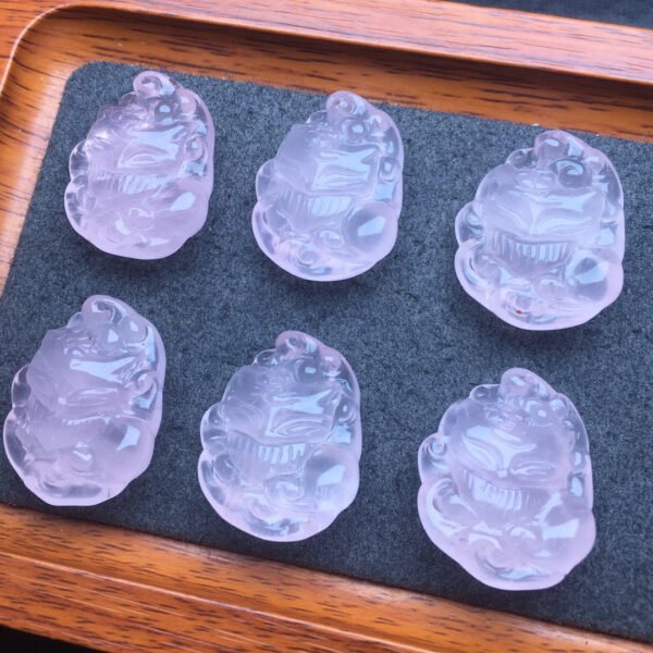 Pink Crystal Nine tailed Fox Pendant 💕 Specification 23mm ✨0311014156