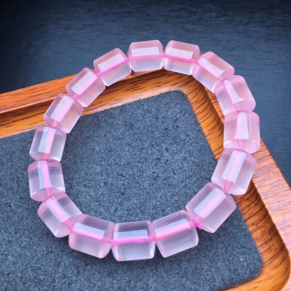 Pink crystal bucket bead bracelet 💕 Specification 10mm ✨0311038149