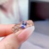 Natural Tanzanite Ring, Main Stone Size 4 * 6mm0411120159