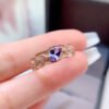 Natural Tanzanite Ring, Main Stone Size 4 * 6mm0411120159