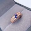 Natural Tanzanite Ring, Main Stone Size 4 * 6mm0411120159
