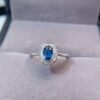 Natural sapphire ring, main stone 4 * 6mm0411170543