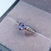 Natural Tanzanite Ring, Main Stone Size 4 * 6mm0411110264