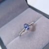Natural Tanzanite Ring, Main Stone Size 4 * 6mm0411110264