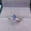 Natural Tanzanite Ring, Main Stone Size 4 * 6mm0411110264