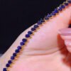 Natural Sri Lankan sapphire bracelet, main stone size 3 * 5mm0811499136