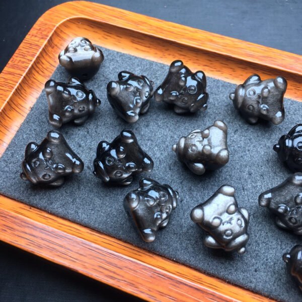 Silver Yaoshi Pudding Dog Pairs 💕 Specification 17mm0911005.5988