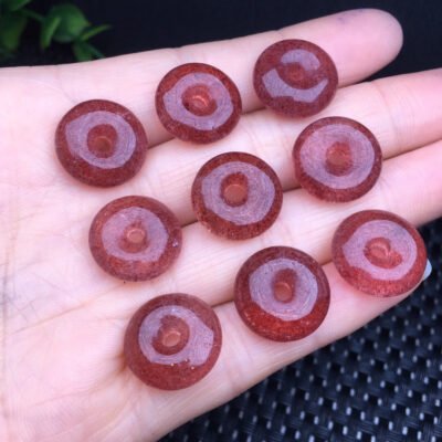 Strawberry crystal safety buckle 💕 Specification 15mm ✨0911005855