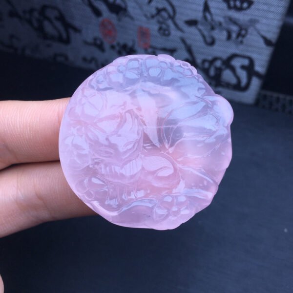 Pink Crystal Nine tailed Fox Pendant 💕 Specification 40mm0911026155