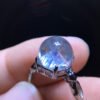 Natural crystal mid crystal ring, bare stone specification: 13.4      0911198549