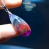 Aurora 23 Light Titanium Violet Titanium Crystal 👀 Droplet pendant for men and women, size: 28.2/12.7mm1111208166