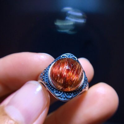 Natural copper crystal ring, specification: 12.1/12mm11113998166